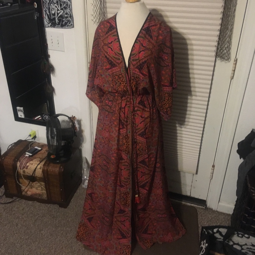 Patterned kimono